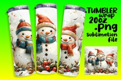 Gingerbread Tumbler Design 20oz Holiday Sublimation Product Image 1