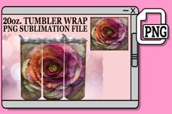 Sparkling Garden Majesty 20oz Tumbler Wraps Product Image 1