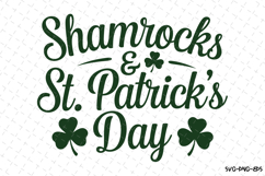 Shamrock &amp; St Patrick&#039;s day Svg | St Patrick&#039;s day Design Product Image 1