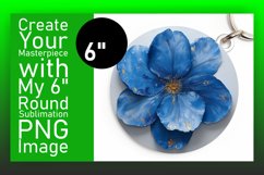 Blooming Beauty: Sublimated Round Designs Art PNG Product Image 1