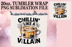 Magical mornings 20oz tumbler wrap, Halloween Product Image 1