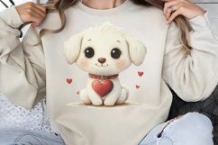Cute Watercolor Valentines Day Clipart PNG Product Image 1