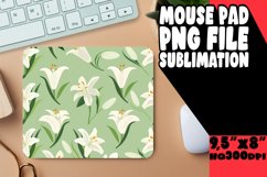 Sublimation Mouse Pad Design Boho Flower Haven PNG Product Image 1