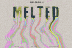 Melted Psychedelic Text Effect Product Image 1