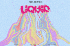 Liquid Psychedelic Dripping Text Effect Product Image 1