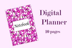 Digital Watercolor Planner A5 Product Image 1