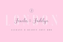 Web Font Fadelyn - Font Duo Product Image 3