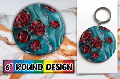 Sublimation Spring Fling Round Design Garden of Product Image 1