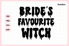 Spooky Bachelorette Party Saying SVG | Favourite Witch Product Image 3