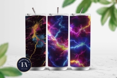 Neon Thunderstorm Texture | Electric Storm Background Product Image 2