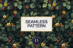 Ivy Floral Pattern | Vintage Botanical Leaf Texture Product Image 3