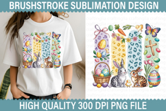 Easter Brushstroke Sublimation Design - Brushstroke PNG Product Image 1