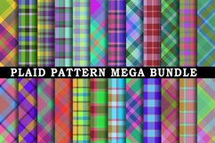 Plaid Pattern Mega Digital Paper Bundle Product Image 1