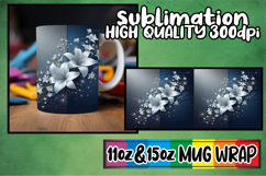 Vibrant afternoons 11oz 15oz sublimation wrap, Leopard Print Product Image 1