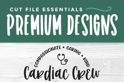 Cardiac Crew svg, a Cardiologist heart doctor team or squad Product Image 4