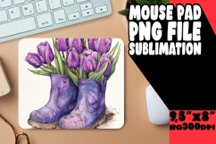 Whimsical Flower Coaster Design PNG Product Image 1