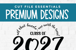 Class of 2027 svg, cute 2027 grad svg, 2027 graduate seniors Product Image 4