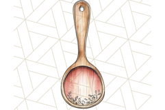Cottagecore Kitchen Clipart, Vintage Country Floral Kitchen Product Image 4