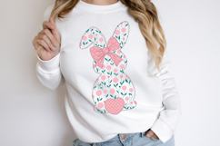 Cute Easter Bunny Clipart, Happy Easter Sublimation PNG Product Image 4