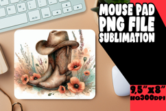 Sweet DESK pad Playful PNG, Western Product Image 1