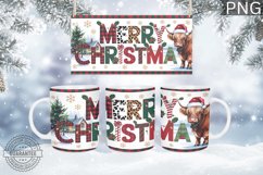 Christmas Mug Wrap Design - Christmas Snowman Sublimation Product Image 5