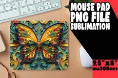 Springtime Delight 3D Butterfly Mouse Pad Product Image 1