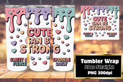 GLAMOROUS 20oz Tumbler Design for Personal Use , Girl Quote Product Image 1