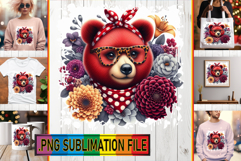 Cheerful TSHIRT Designs PNG, Cute Animals Product Image 1