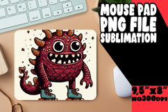 Joyful Mouse Pad Designs PNG, Monster Product Image 1
