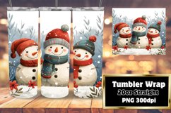 Holiday Tumbler Wrap 20oz Gingerbread Man Art Product Image 1