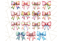 Bright Summer Bow PNG, Cute Watercolor Coquette Bows Png Product Image 8