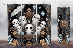 2 Halloween Tumbler Wrap Sublimations, 20 oz Product Image 2