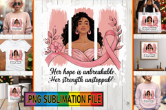VIBRANT Sublimation Art for TSHIRTS, Cancer Product Image 1