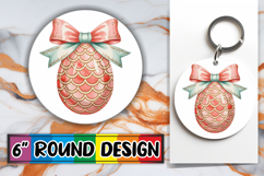 Cute Watercolor Spring Animals Round Design PNG Product Image 1