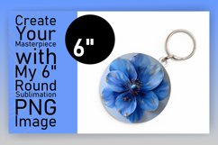 Springtime Whimsy: 3D Floral Round Designs PNG Product Image 1