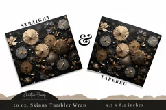 3D New Years Eve Fireworks Tumbler Wrap PNG Product Image 3