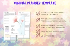 2027-2028 Minimal Planner Canva Template Product Image 10