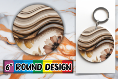 Cheerful Circle Car Coasters PNG, Pattern Product Image 1