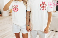 2 PNGs Valentine's Day Be Mine Preppy Coquette Valentine PNG Product Image 2