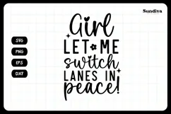 Funny Car Sticker Saying | Vehicle Decal - Let Me Switch Product Image 3