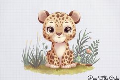 Watercolor Safari Adventure Clipart PNG Product Image 1
