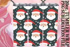 Serene nights 20oz tumbler wrap, Christmas Product Image 1