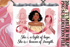 JOYFUL ESCAPES 20oz TUMBLER WRAP, Cancer Product Image 1