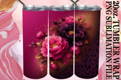 Radiant Memories 20oz tumbler wrap, Leopard Prints Product Image 1