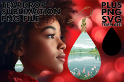 Cheerful Teardrop Earrings Magic, Spring Product Image 1