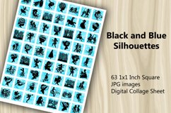 Digital Collage Sheet - Silhouettes Digital Product Image 1