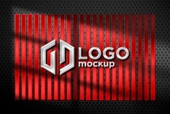 Steel Logo Mockup Template Product Image 1