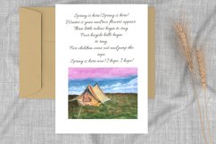Watercolor Mountains Clipart, Landscape.Perfect for Wall art Product Image 2