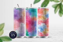 Watercolor Wash Digital Paper | Seamless Rainbow Texture Product Image 2