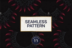 Vampire Fangs Pattern, Dark Gothic Teeth Digital Paper Product Image 3